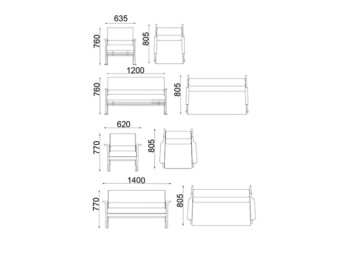 Line sofa